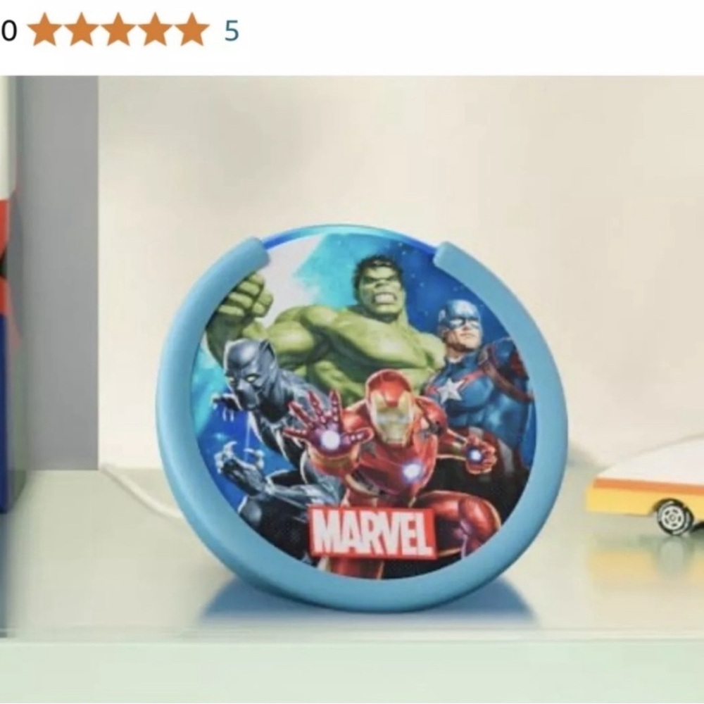 Amazon Echo Pop Kids Smart Speaker - Marvel